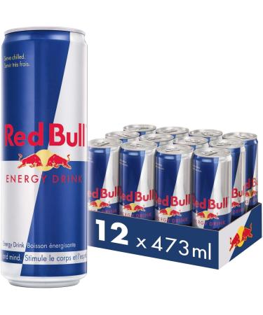 Red Bull Energy Drink 473 ml (12 pack) & Energy Drink Sugar Free 250 ml (4 pack) - Buy Online on GoSupps.com