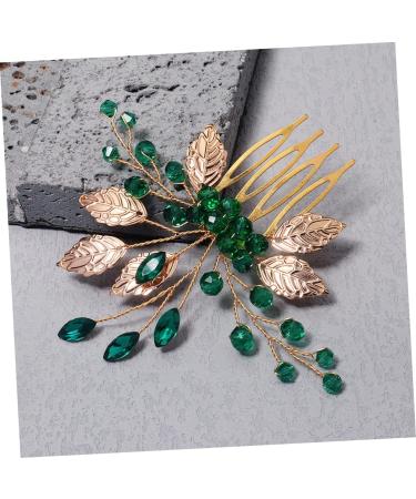 MUSISALY Rhinestone Tuck Comb Hair Accessories for Women Wedding Rhinestone Hair Accessories Bridal Hair Accessories Wedding Hair Accessories for Bride Leaf Hair Accessories Leaf Hair Comb - Buy Online on GoSupps.com