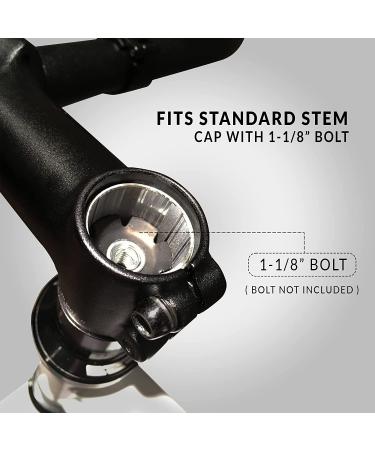 Dubbs Hardware Aluminum 1-1/8 MTB Bike Headset Top Cap Cover | Merica Black - Buy Online on GoSupps.com