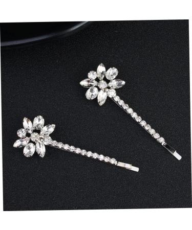 Ipetboom Barrettes for Girls Tropical Headdress Trendy Hair Clips Goody Hair Clips for Women Metal Hair Clips Environmental Hair Accessories Crystal Decor Headgear Women's Korean Version - Buy Online on GoSupps.com