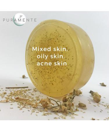 Buy Chamomile Vegetable Glycerin Soap Pack X2 - Vegan Cruelty-Free Dermatologically Proven for Teens | Oily & Mixed Skin | Fragrance & Toxin Free - Buy Online on GoSupps.com