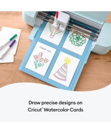 Cricut R20 Watercolor Cards Bundle with Rainbow Markers and Card Mat - DIY Invitations Kit - Buy Online on GoSupps.com