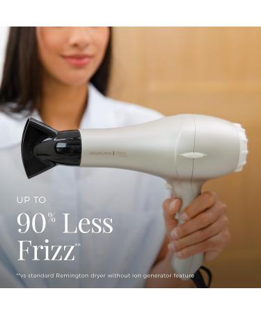 Remington Shine Therapy Hair Dryer Argan Oil & Keratin Infused White - Buy Online on GoSupps.com