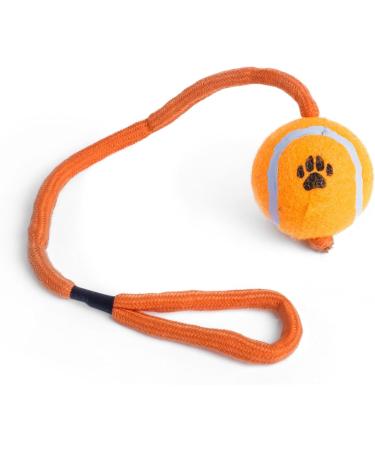 Petface Tennis Ball on a Rope - Durable Dog Toy for Fetch & Play | Fast International Shipping - Buy Online on GoSupps.com