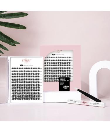 DIY Eyelash Extension Kit | 144 Pcs Thin Band Cluster Lashes with Mascara Brush, Glue, and Applicator | R-08 Kit (1 Count, Pack of 3) - Buy Online on GoSupps.com