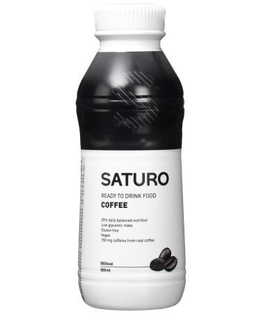 Saturo drinking meal vanilla |Astronaut food with protein & 500kcal |Vegan drinking food with valuable nutrients |12 x 500 ml vanilla 1 l (6 Pack)