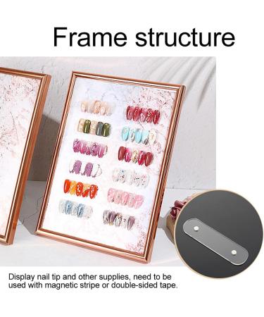 OKJHFD Nail Display Book Nail Art Color Chart Display Board Stand Nail Tip Gel Polish Color Display Card Frame for Nail Art Showing - Buy Online on GoSupps.com