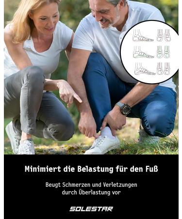 Solestar Active Insoles for Everyday Shoes - Unisex Size 41/42 | Maximum Comfort & Stability - Buy Online on GoSupps.com