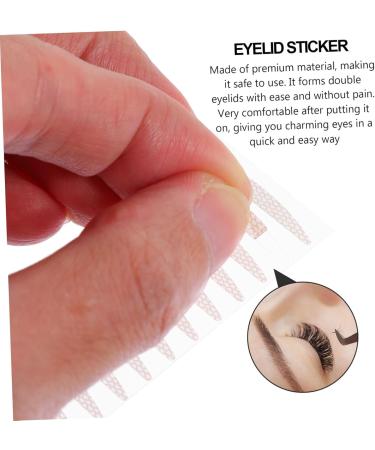 Didiseaon 25 Sheets Double Eyelid Sticker Eyelid Sticker Tape Droopy Eyelid Tape Eyelid Strips Mesh Eyelid Tape Natural Eyelid Tape Eyelid Tape for Hooded Eye Breathable Eye Patch - Buy Online on GoSupps.com