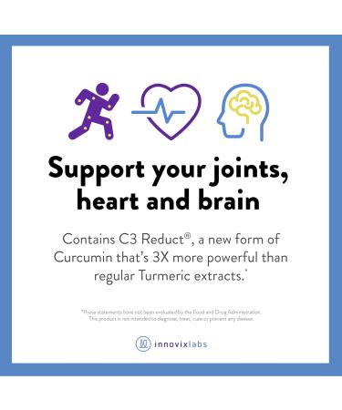 InnovixLabs Magnesium & Curcumin Bundle - Supports Heart, Bones, Muscles & Immune Health - Buy Online on GoSupps.com