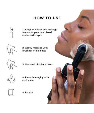 Wow Skin Science Vitamin C Face Wash with Brush - Foaming Cleanser for Acne & Exfoliation - 150ml - All Skin Types - Buy Online on GoSupps.com