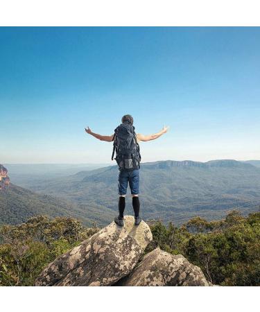 LEOSTEP Compression Socks (4Pair) for Men & Women - Non-Slip Long Tube Stocking for Running, Nurse, Travel, Flight, Pregnancy - 20-30 mmHg - Black + White - Buy Online on GoSupps.com