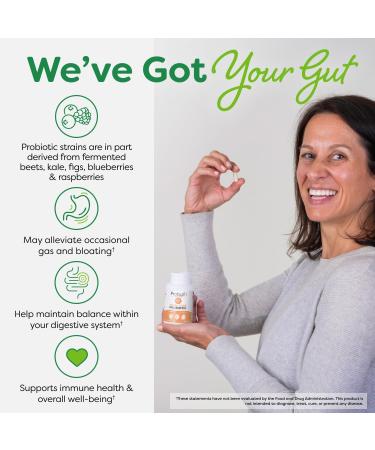 Probulin Total Care Probiotic Supplement Daily Gut Digestive and Immune Health Probiotics Capsules for Men and Women 20 Billion CFU Vegan 30 Count Bottle - Buy Online on GoSupps.com