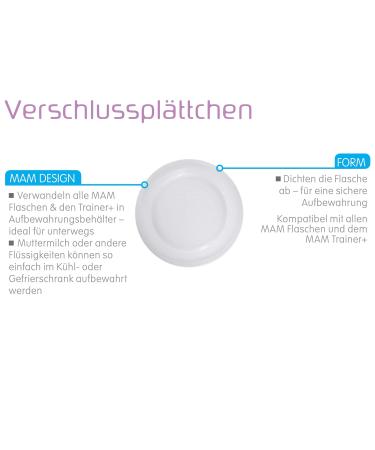 Buy MAM Anti-Colic Accessories Set - Includes 2 Floor Valves & 3 Locking Plates for Baby Bottles | 0+ Months | International Shipping - Buy Online on GoSupps.com