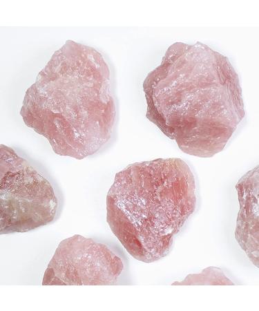 Natural Crystal Rough 30-40mm Natural Raw Rose Quartz Rough Love and Minerals Fish Tank 30-40 mm Pink - Buy Online on GoSupps.com