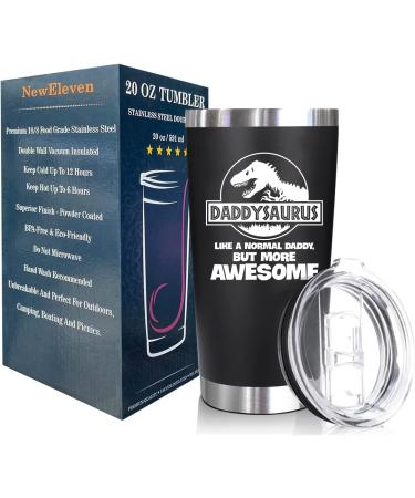 Personalized Gifts for Dad - Birthday Gifts for Father from Daughter, Son, Kids - Dad Mug Tumbler for New Dad, Husband, Men - Best Bday Present Idea for Him - Daddysaurus Theme - Buy Online on GoSupps.com