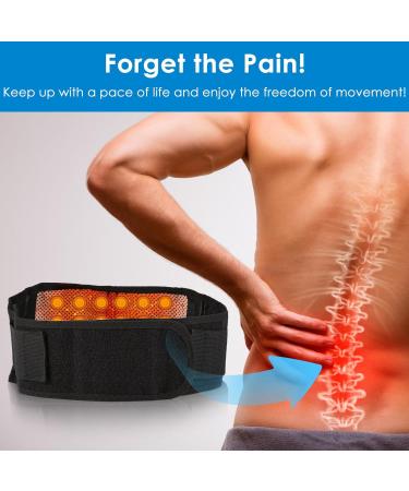 Filfeel Fitness Belt - Black Tourmaline Self-Heating Waist Trimmer & Magnetic Therapy Belly Girdle for Effective Weight Loss - Buy Online on GoSupps.com