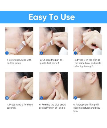 Senhorita Face Lift Tape - 120 Pcs Invisible Instant Lifting Tape for Double Chin Wrinkles & Sagging Skin | Best Anti-Aging Solution - Buy Online on GoSupps.com