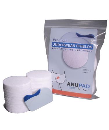 Ultimate No Mess Hemorrhoid Pads for Fast Relief - Premium Pads for Use with Cream for Itching and Bleeding - Includes Tuck-it Applicator to Prevent Mess On Your Hands and Undewear 60 Count