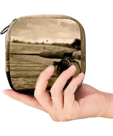 Menstruation Pad Bag with Zipper | Women's Napkin & Tampon Bag | Stylish & Functional Collective Bags for Fly Fishing & Sports - Buy Online on GoSupps.com