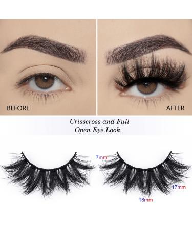 APCYUST Faux Mink 5D Fluffy Eyelashes Bulk Wholesale - 30 Pairs in 5 Styles, 15mm 18mm 20mm Lengths, Natural Medium Length Fake Lashes with Portable Pack - Buy Online on GoSupps.com