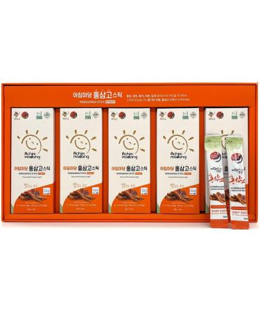 Achimmadang Korean Red Ginseng & Licorice Extract Hongsamgo Stick Halal Cerified 10ml x 30 Sachets Pack of 1 - Buy Online on GoSupps.com