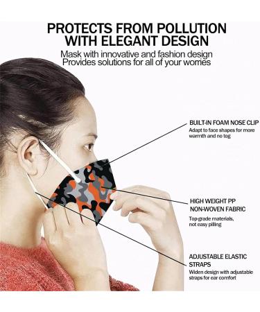 RUITOTP Reusable Cloth Masks - Adult Mouth & Nose Protection Washable Breathable Available in 10/20/30/50/100 Pieces - Buy Online on GoSupps.com