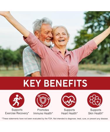 FEISIDUNWSF Astaxanthin 12mg from Microalgae 120 Softgels 4 Month Supply | Premium Astaxanthin Supplement Supports Eye Joint Internal Circulation Skin & Immune Health - Buy Online on GoSupps.com