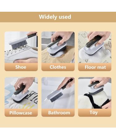 Laundry Stain Brush Household Scrub Brush Laundry Brush for Stain Removal Soft Bristle Brush 2 Pack Stain Brush for Clothes Scrubbing Bathroom Cleaning Brush Easy to Hold (Green) - Buy Online on GoSupps.com