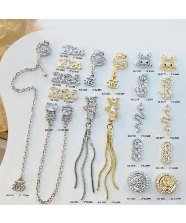 Metal Drill Pendant With A Touch Of Chinese Culture For 2024 New Year's Art Stand Out At Any Occasion - Buy Online on GoSupps.com