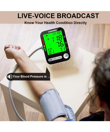 Automatic Blood Pressure Monitor for Home Use | Rechargeable Digital BP Machine with Large Display & Adjustable Arm Cuff - Dual User Modes - Buy Online on GoSupps.com