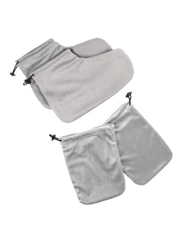 DERCLIVE Paraffin Wax for Feet - Bathing Shoes Gloves & Booties for Thermal Treatment - International Shipping Available - Buy Online on GoSupps.com