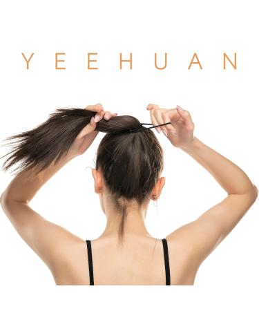 120 PCS Yeehuan Hair Ties for Women and Men - Elastic Bands for Thick, Curly Hair - Black Ponytail Holder - Hair Accessories Gift Set - Buy Online on GoSupps.com