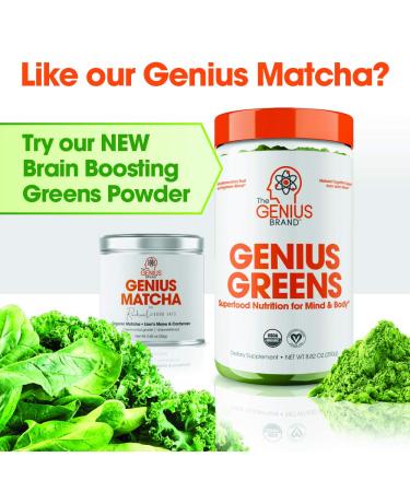 Organic Ceremonial Grade Matcha with Lions Mane & Cordyceps Mushroom Extract - Energy & Focus Boost | Japanese Origin by RachaelsGoodEats - Buy Online on GoSupps.com