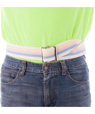 COW&COW Transfer and Gait Belt 60 - Standing Assist Aid for Caregivers - Metal Buckle - Beige Stripes - Pack of 1 - Buy Online on GoSupps.com