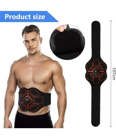 Meyuxg EMS Abdominal Muscle Trainer | 10 Modes Waist Trainer & Muscle Stimulator for Women - Buy Online on GoSupps.com