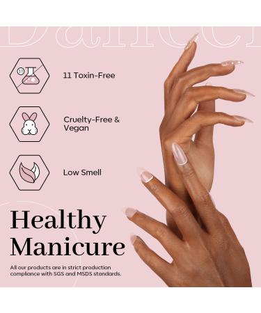 Modelones Dip Powder Nail Kit - 6 Translucent Colors, 12 Pcs, Base & Top Coat - DIY French Nail Art - Buy Online on GoSupps.com