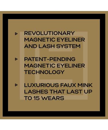 Eylure PROMAGNETIC Magnetic Eyeliner & Faux Mink Lash Kit - No Glue Medium/Long Flares for Easy Application | International Shipping Available - Buy Online on GoSupps.com
