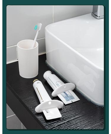 MoHern Toothpaste Squeezer 12 Pcs - Plastic Tube Holder & Dispenser Clips (Pink, Blue, Yellow, White) - Buy Online on GoSupps.com