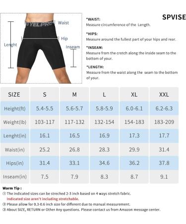 Men's 3 Pack Dry Fit Compression Shorts with Pocket, Workout Athletic Underwear, Black+White, Large - Buy Online on GoSupps.com