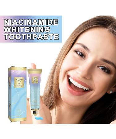 Sbyzm Niacinamide whitening toothpaste 100 g for sensitive teeth natural cleaning and whiter teeth mild whitening toothpaste for daily use - Buy Online on GoSupps.com