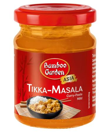 Bamboo Garden Curry Paste Tikka Masala - Mild-Spicy Flavor for Authentic Curry Dishes - 125g International Shipping - Buy Online on GoSupps.com