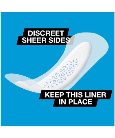 U by Kotex Barely There Liners - Light Absorbency, Unscented, 100 Count - Buy Online on GoSupps.com