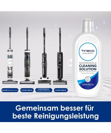 Tino Multi-Surface Floor Cleaner 1L - Compatible with IFLoor 2/3 & Floor One S3/S5/S6/S7 - Safe for All Hard Floors Kids & Pets - Buy Online on GoSupps.com
