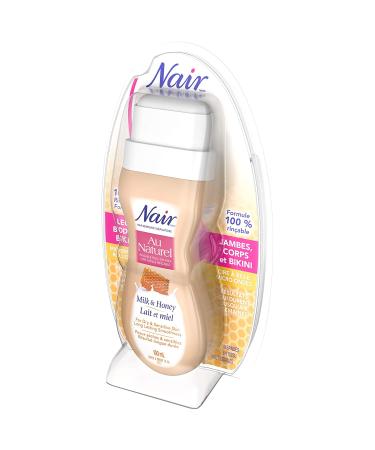 Nair Roll-On Milk and Honey Wax 3.4 oz - Smooth Hair Removal (Pack of 1) - Buy Online on GoSupps.com