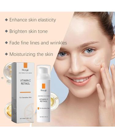 Retinol Vitamin C Anti-Wrinkle Essence Moisturizing Lightening Wrinkles Nourishing Skincare Facial Serum - Buy Online on GoSupps.com
