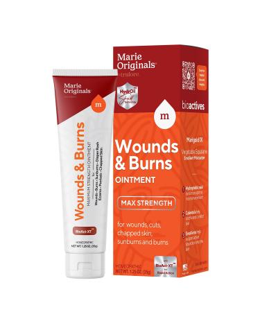 Marie Originals All-Natural Skin Repair and Burn Cream Ointment | First Aid Ointment | Accelerate Wound Healing for General Wounds Chapped Hands Cold Sores Eczema Psoriasis & Burn. 1.25oz 1 Pack (1.25 Ounce)