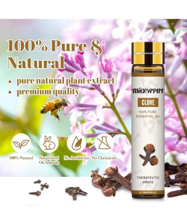 Migcaput Clove Oil 2x10ml - 100% Pure Natural Essential Oil for Diffusers & Aromatherapy | Spice Clove Oil 2-Pack - Buy Online on GoSupps.com