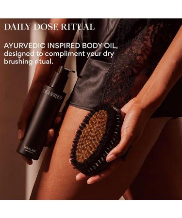 HigherDOSE Ritual Oil - Ayurvedic Nourishing Body Oil for Dry Skin | Moisturizing Sea Buckthorn & Essential Oils for Glowing Skin (5 Fl Oz) - International Shipping Available - Buy Online on GoSupps.com