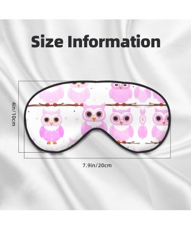 Cute Owl Eye Mask | Soft Elastic & Adjustable Nighttime Comfort for Men & Women - International Shipping Available - Buy Online on GoSupps.com